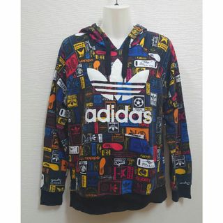 アディダス(adidas)のアディダスオリジナルス 総柄パーカー ロゴパーカー トレーナー スウェット(パーカー)