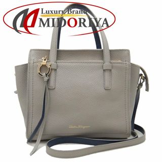 サルヴァトーレフェラガモ(Salvatore Ferragamo)のSalvatore Ferragamo サルヴァトーレフェラガモ エイミー EE21-F478 ハンドバッグ 2WAY レザー グレー/251697【中古】(ハンドバッグ)