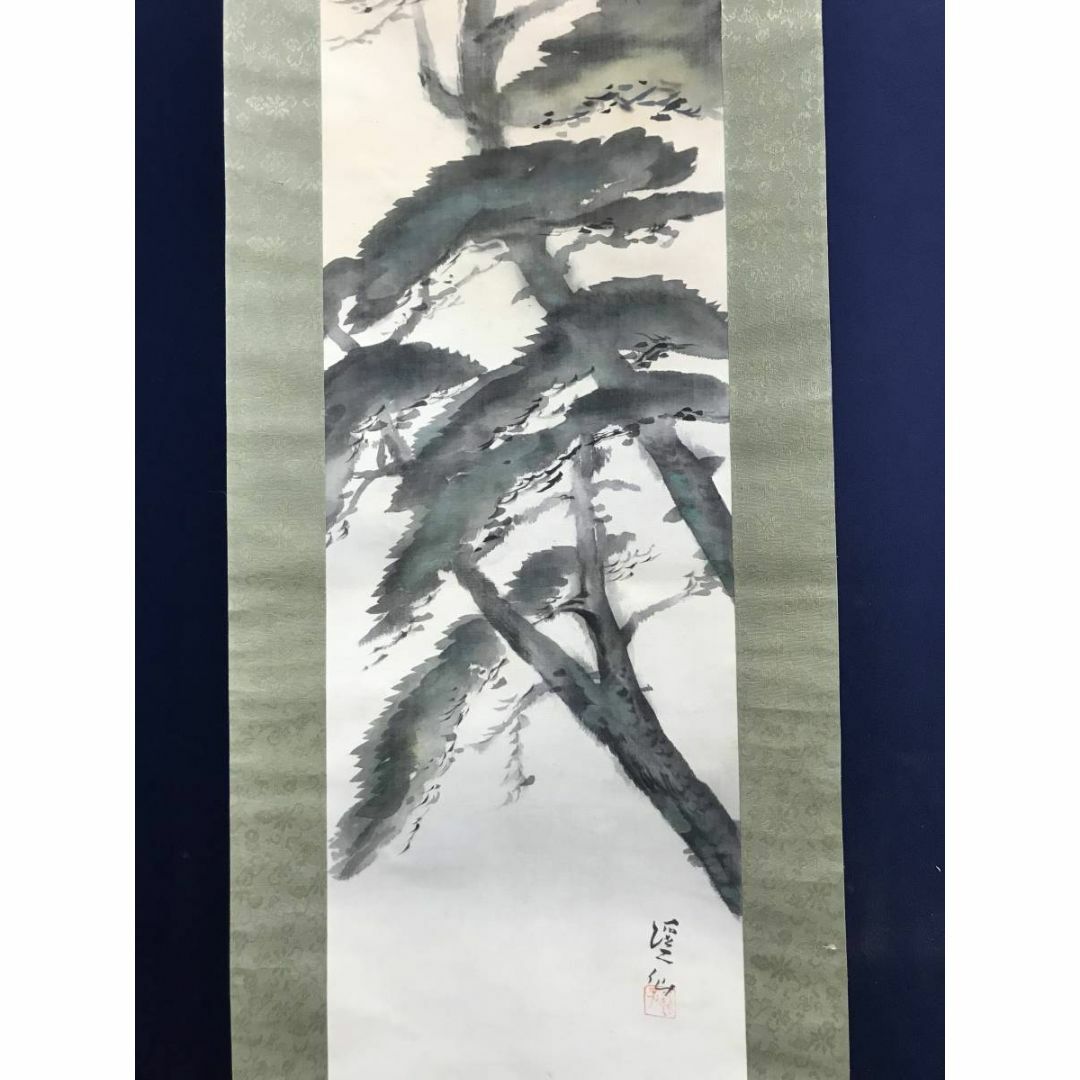 複製】富田渓仙/松鶴図/工芸品/掛軸☆宝船☆AD-111の通販 by 複製】富田渓仙/松鶴図/工芸品/掛軸☆宝船☆AD-111の通販 by