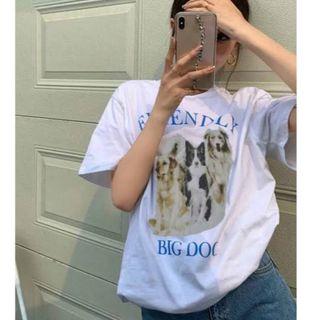 ZARA - 新品 SHIEN dog Tシャツ プリント