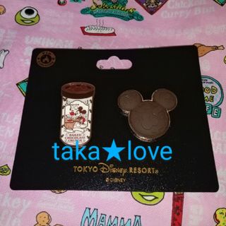 ディズニー(Disney)のﾌﾟﾛﾌ&商品説明必読◆TDR購入◆ﾁｮｺｸﾗﾝﾁ♪ﾋﾟﾝﾊﾞｯｼﾞｾｯﾄ♪(その他)