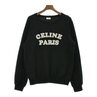 CELINE セリーヌ スウェット M 黒 【古着】【中古】