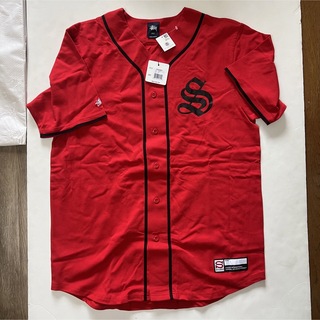 ステューシー(STUSSY)のSTUSSY baseball shirts ベースボールシャツ Lサイズ(Tシャツ/カットソー(半袖/袖なし))