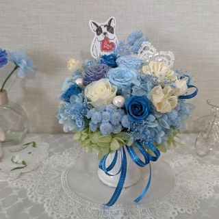 プリザーブドフラワー　アレンジメント　花器アレンジ　❁ハンドメイド❁　母の日(プリザーブドフラワー)