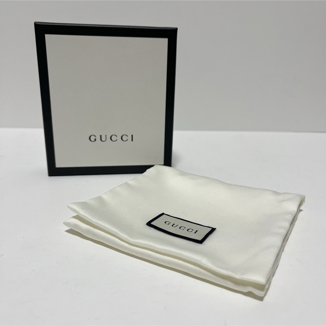 Gucci(グッチ)の772 箱付✨新品✨グッチ 二つ折り財布 札入れ ブレード ロゴ刺繍 レザー 黒 メンズのファッション小物(折り財布)の商品写真