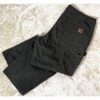 カーハート(carhartt)のCarharttカーハート　W42xL32 革タグ　極太 ペインターパンツ(ワークパンツ/カーゴパンツ)