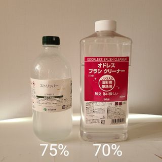 ホルベインコウギョウ(ホルベイン工業)のオドレスブラシクリーナー 800ml ストリッパー 500ml(その他)