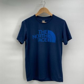 ザノースフェイス(THE NORTH FACE)の美品　THE NORTH FACE 　Tシャツ　Lサイズ　ネイビー　半袖　メンズ(Tシャツ/カットソー(半袖/袖なし))