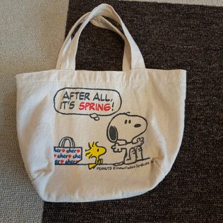 スヌーピー(SNOOPY)のスヌーピー ミニトートバッグ(キャラクターグッズ)