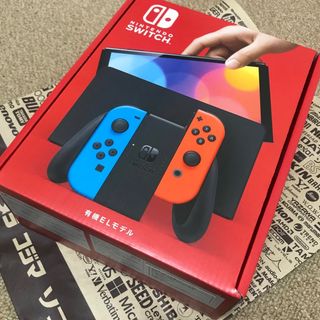 Nintendo Switch - 【新品未使用】Nintendo Switch 有機EL モデル 本体 ネオン