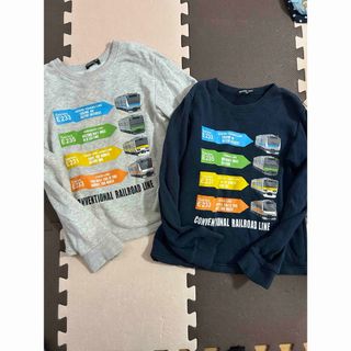 130 電車　在来線　長袖　トレーナー　中央線　山手線　総武線　まとめ売り(Tシャツ/カットソー)