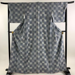 小紋 身丈165cm 裄丈68cm 正絹 秀品 【中古】(着物)