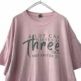 GILDAN ロゴプリント半袖TシャツメンズXL c1(Tシャツ/カットソー(半袖/袖なし))