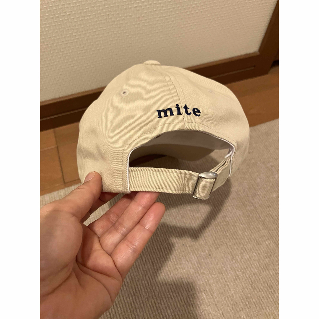 mite キャップ ベージュ レディースの帽子(キャップ)の商品写真