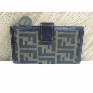 フェンディ(FENDI)のM池145 / FENDI フェンディ ズッカ柄 手帳ケース キャンバス レザー(その他)