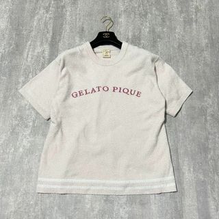 ジェラートピケ(gelato pique)のgelato pique 半袖ニット スムーズィー ライン もこもこ フリー(ルームウェア)