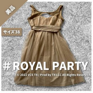 ロイヤルパーティー(ROYAL PARTY)の【美品】ロイヤルパーティー ミニワンピース M 春夏 ドレス  ✓4050(ミニワンピース)