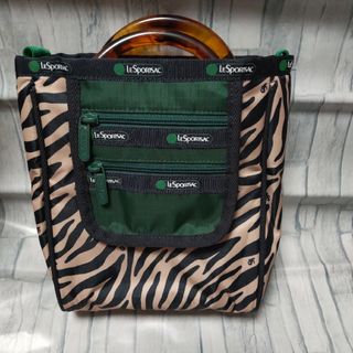 LeSportsac - レスポ―トサック★ゼブラ柄2WAYト―トバッグ★ショルダーバッグ