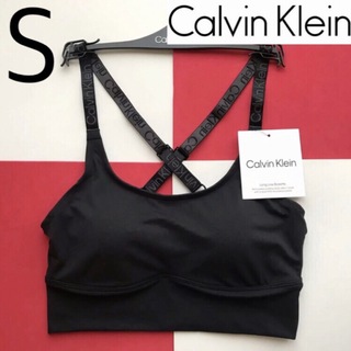 カルバンクライン(Calvin Klein)のレア 新品 下着 USA カルバンクライン パット ck ブラ 黒 S(ブラ)