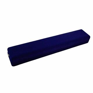 ネックレスケース ベロア風 ジュエリーケース 青 ブルー 収納 化粧箱 ボックス(ドレッサー/鏡台)