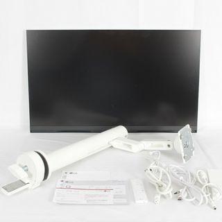 エルジーエレクトロニクス(LG Electronics)の【美品】LGエレクトロニクス SMART Monitor 32SQ780S-W ホワイト 31.5型 ディスプレイ PCモニター 本体(PC周辺機器)