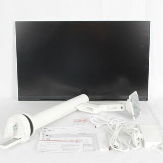 【美品】LGエレクトロニクス SMART Monitor 32SQ780S-W ホワイト 31.5型 ディスプレイ PCモニター 本体