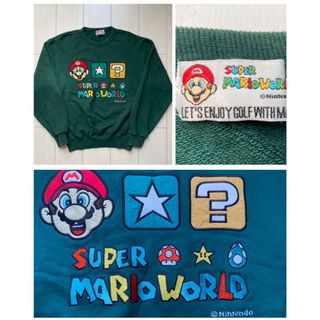 ニンテンドウ(任天堂)の美品 90s nintendo super mario world 任天堂 XL(スウェット)