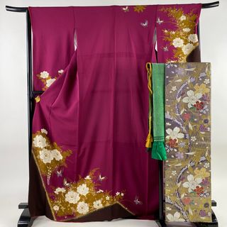 振袖 身丈170cm 裄丈66.5cm 正絹 美品 秀品 【中古】(着物)