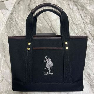 ユーエスポロアッスン(U.S. POLO ASSN.)のU.S.POLO ASSN.  ユーエスポロアッスン　カバン鞄 トートバック　黒(トートバッグ)