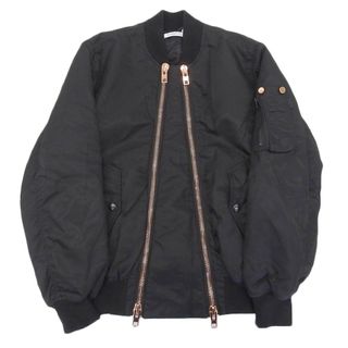 ジバンシィ(GIVENCHY)の【本物保証】 新品同様 ジバンシー GIVENCHY ブルゾン アウター ナイロン 黒 ブラック 46 メンズ シンプル(ナイロンジャケット)