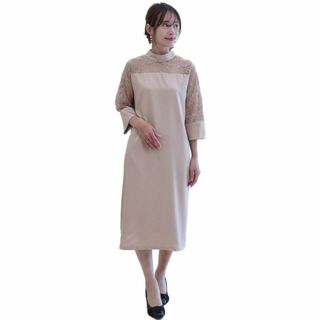 [EightSTAR Dress]パーティードレス 結婚式ドレス 親族 袖あり (その他)