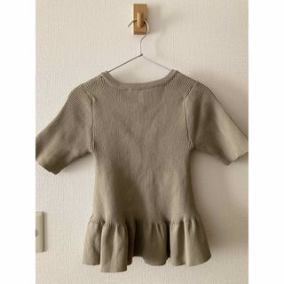 DouDou - 半袖ニット　ペプラムTシャツ　DOUDOU パルクローゼット　レディース