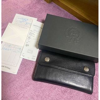 クロムハーツ(Chrome Hearts)の超美品！クロムハーツ ウェーブウォレット 財布(長財布)