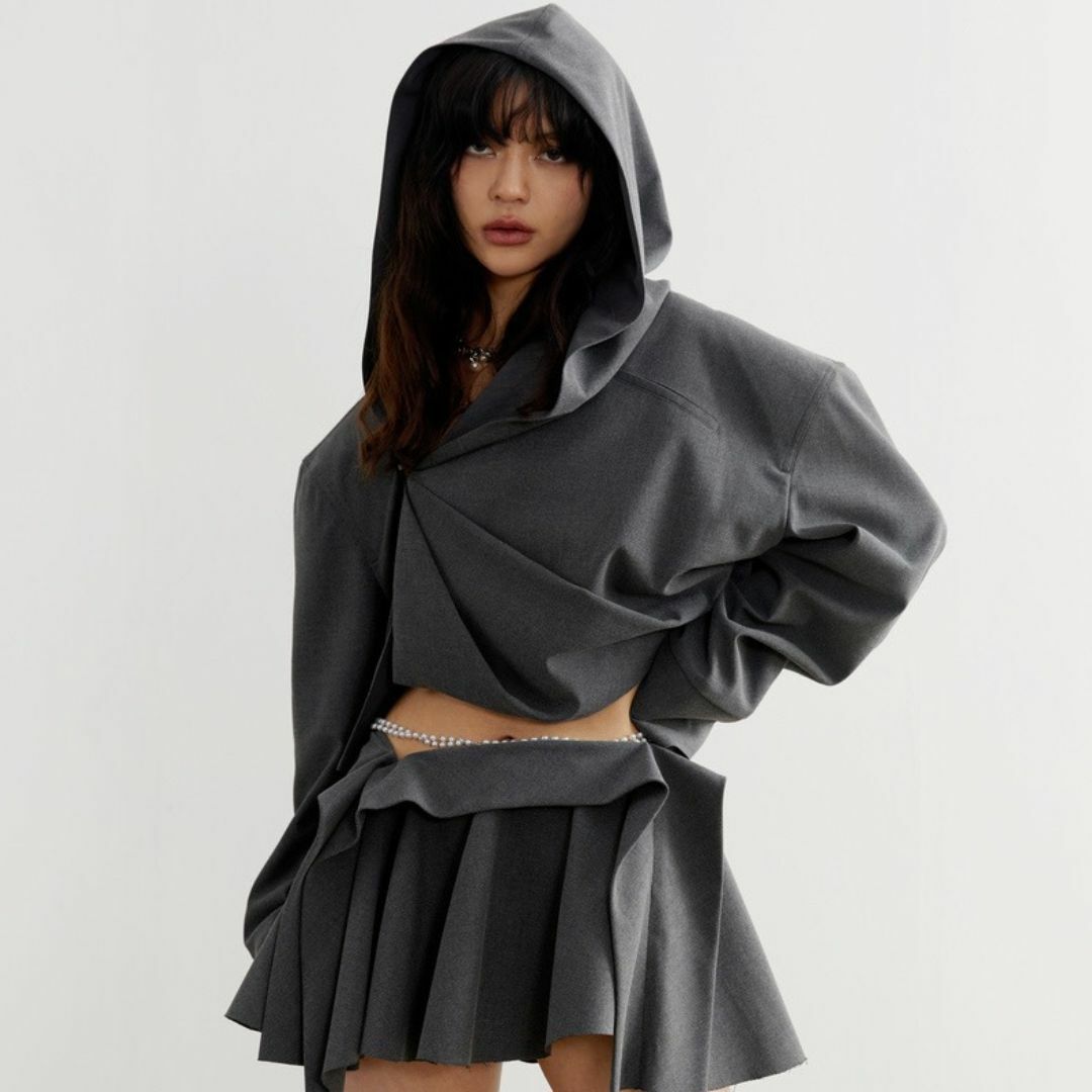Maison Margiela（旧Maison Martin Margiela） - Jnylon Studios ジャケット フード付き ショート丈 パーカー