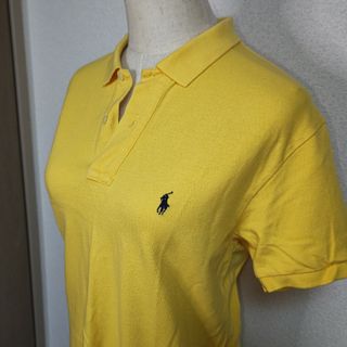 ポロラルフローレン(POLO RALPH LAUREN)のRALPH LAUREN ポロシャツ イエロー×ネイビー(ポロシャツ)