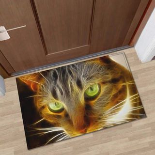 猫catラグマット リビングマット 玄関マット お風呂マット 猫柄雑貨