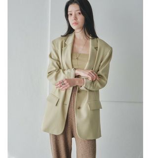 トゥデイフル(TODAYFUL)のTODAYFUL (トゥデイフル）Wool Over Jacket サイズ36(ノーカラージャケット)