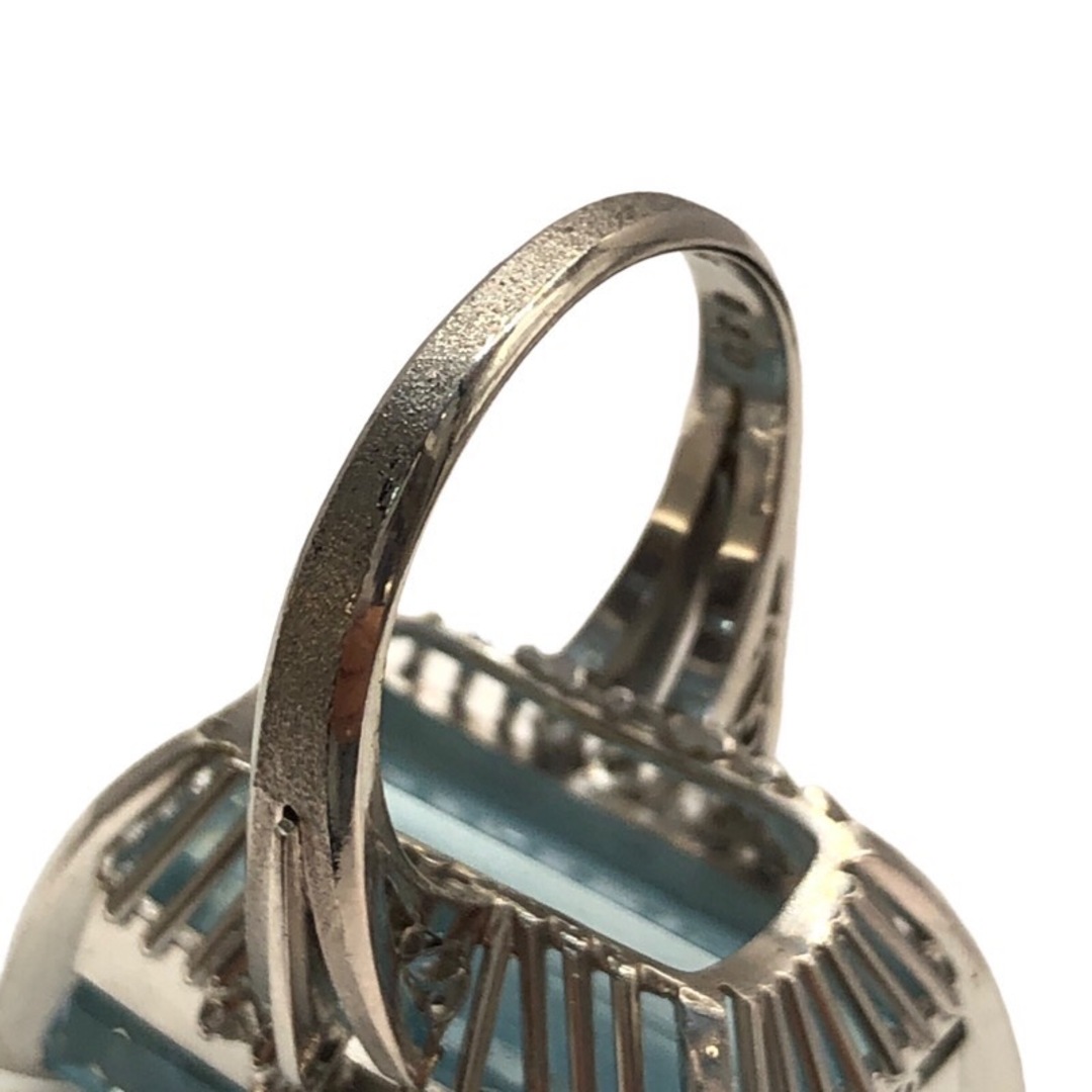 　アクアマリン リング Pt900 ジュエリー レディースのアクセサリー(リング(指輪))の商品写真