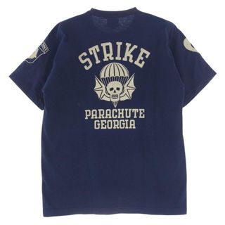 The REAL McCOY'S ザリアルマッコイズ Ｔシャツ GEORGIA 502nd PIR プリント Ｔシャツ ネイビー系 M【中古】