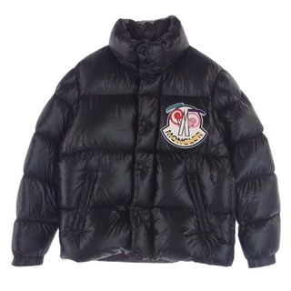 モンクレール(MONCLER)のMONCLER モンクレール ダウンジャケット H20921A00039 M2019 Bytham バイサム ロゴパッチ ダウン ジャケット ブラック系 1【美品】【中古】(その他)