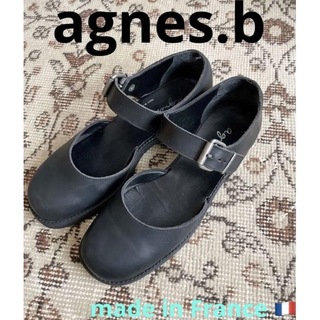 アニエスベー(agnes b.)のMade in France フランス製アニエスベー　ストラップシューズ　革靴(ローファー/革靴)