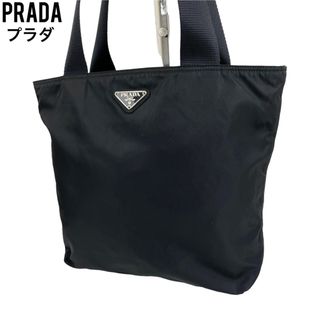 PRADA - ✨美品　PRADA プラダ　トートバッグ　ブラック　テーストナイロン　黒　手提げ