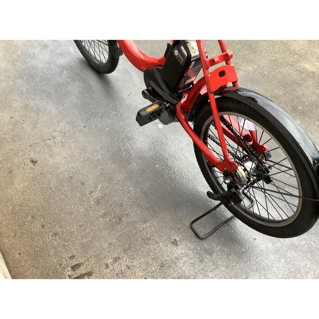 Panasonic(パナソニック)のパナソニック最新機種電動アシスト自転車SW20インチレッドアルミボディー スポーツ/アウトドアの自転車(自転車本体)の商品写真