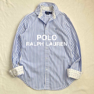POLO RALPH LAUREN - 【美品】POLO RALPH LAUREN　ストライプ　シャツ　花柄　レディース