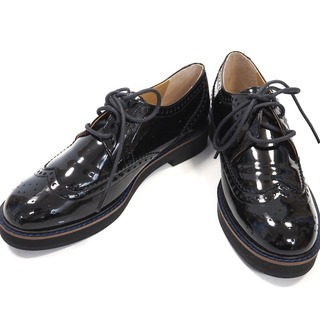 ツモリチサト(TSUMORI CHISATO)のTh961602 ツモリチサト ウォーク 靴 レースアップ ウィングチップ シューズ 4399 ブラック 23cm レディース TSUMORI CHISATO WALK 未使用(その他)