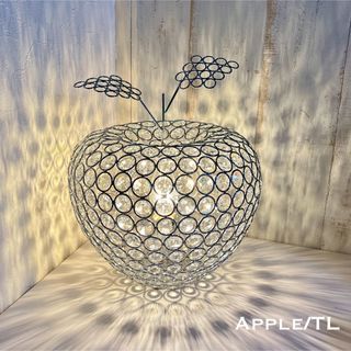 卓上照明 Apple/TL テーブルライト ガラスビーズ スイッチ LED電球付(テーブルスタンド)