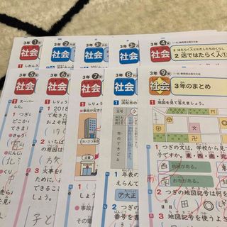 小学3年生　カラーテスト　社会(語学/参考書)