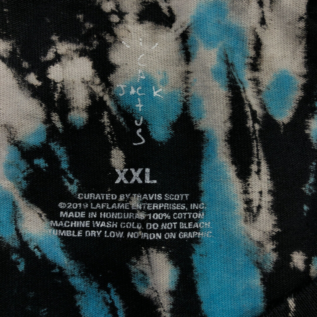 CACTUS JACK カクタス・ジャック 半袖Ｔシャツ トラヴィス・スコット マルチカラー (メンズ 2XL) 中古 古着 Q5761 メンズのトップス(Tシャツ/カットソー(半袖/袖なし))の商品写真