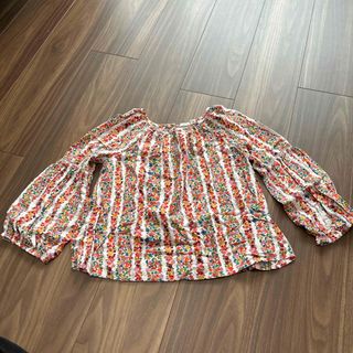 ギャップキッズ(GAP Kids)のgap kids花柄長袖ブラウス6歳サイズ(ブラウス)