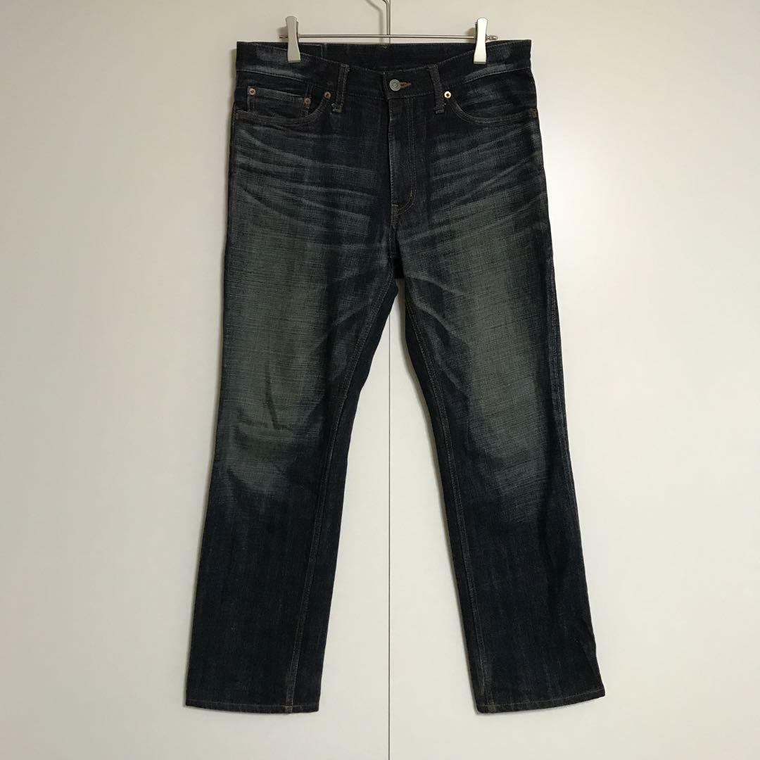 【日本製】ジャーナルスタンダード　ストレートデニムパンツ　W31 A1014 メンズのパンツ(デニム/ジーンズ)の商品写真